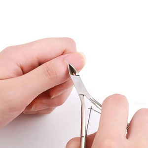 Coupe-cuticules et repousse-cuticules en acier inoxydable pour les ongles des doigts et des orteils, outils de soin des ongles et de beauté des pieds, coupe-cuticules de beauté - Product Image 4