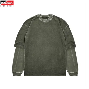 2026 เสื้อยืดสองชั้นแบบใหม่ ผ้าแฟชั่นน้ำหนักเบา สวมใส่สบาย มีสไตล์ สำหรับผู้ชายผู้หญิง ใส่ลำลองกลางแจ้งได้ทุกวัน - Product Image 1