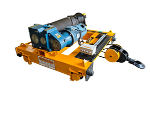 INOVIC CRM Heavy Duty Electric <b>Crab</b> Machine Industrial Use elecon gearbox Heavy Duty Double Girder Hoist - Product Image 2