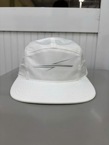 Made in Vietnam Factory Custom Reflective Printing 5 Panel Polyester Ripstop Running Cap for Adults Sporty <b>Outdoor</b> Activities - Product Image 1