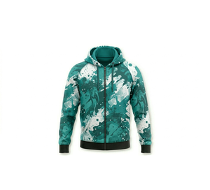 Sudadera Deportiva Personalizada de Alta Calidad de la Marca Wilson Industry, Sublimada con Impresión Completa, Fabricada en Felpa Francesa 100% Poliéster, Ideal para Gimnasio, Correr y Actividades al Aire Libre - Product Image 1