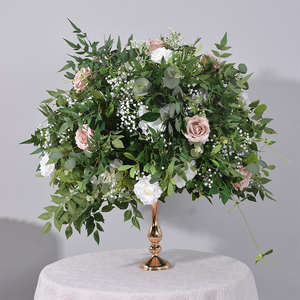 Centros de Mesa de Boda Modernos y Románticos de Seda de Alta Calidad, Decoración con Bola de Flores Artificiales |   Horti Club - Product Image 1