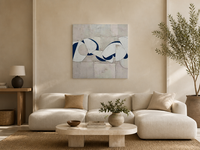Grande toile texturée Wabi Sabi, art abstrait, forme d'arc, peinture à l'huile, peinte à la main, décoration murale pour appartement