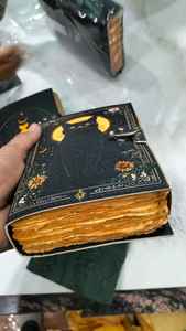 Handmade Eco-Friendly Classic Leather <b>Lock</b> <b>Journal</b> Vintage Diary Notebook for Writing Sketching Travel Gift Bulk Wholesale - Product Image 4