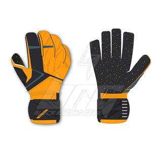 Professional Soccer Goalkeeper <b>Gloves</b> Custom German Latex Palm Customized High Grip Finger Save <b>Moisture</b> Wicking Match Training - Product Image 2