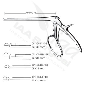 Instrumentos Ortopédicos, Pinzas Kerrison para Huesos, Pinzas para Perforación Espinal, Juego de Instrumentos Quirúrgicos de Acero Inoxidable de Alta Calidad - Product Image 2