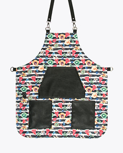 Delantal sin mangas para barbero, estilista (hombre/mujer), ropa de trabajo para cafetería, tienda de té, teñido en caliente, peluquería, herramientas de uñas, personalizado - Product Image 5
