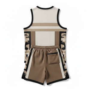 Conjunto de Uniforme de Baloncesto Universitario Personalizado, Jersey y Pantalones Cortos de Baloncesto Transpirables de Alta Elasticidad para Equipos Deportivos Universitarios - Product Image 2
