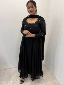 Nuevo diseñador de ropa de fiesta Look Faux Georgette vestido con Dupatta Ropa Étnica India precioso vestido de novia personalizado - Product Image 3