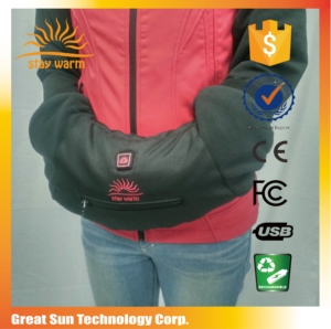 Customized Product Washable 5V Battery Heated Hand Warmer Electric Heated Muff with 3 Temperature Levels - Product Image 6