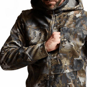 Veste de chasse en toile imperméable pour homme, à capuche, respirante, coupe-vent, veste d'extérieur pour l'hiver, la pêche, la randonnée, le camping - Product Image 4
