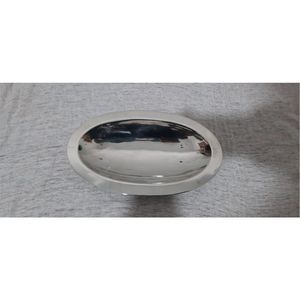 Plateau de service rectangulaire en métal martelé avec poignées, en acier inoxydable, plateau décoratif, vente en gros, plateau alimentaire pour hôtels et restaurants - Product Image 3