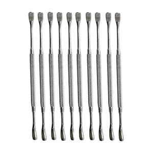 Instrument chirurgical dentaire manuel à double extrémité en acier inoxydable pour greffe osseuse et procédures de chirurgie buccale - Product Image 6