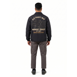 Veste Coach Homme Personnalisée avec Logo Brodé sur le Devant, Color Block, Écologique, Respirante, Imperméable, Tissu Mémoire, Streetwear - Product Image 3