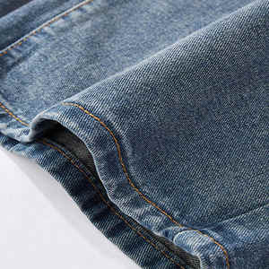 Pantalones Vaqueros de Mezclilla para Hombre, Nuevo Modelo, Estilo Holgado, Casual, Corte Recto - Product Image 3