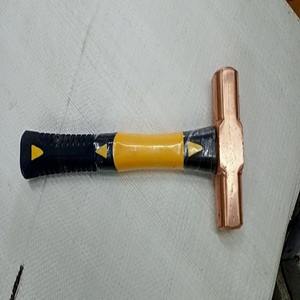 Martillo de Cobre de 2 KG, Confiable, Antichispas, con Mango de Fibra de Vidrio, para Uso Industrial - Product Image 3