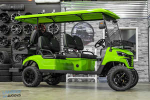 Voiturette de golf électrique 4 places en gros, batterie lithium, homologuée route, en acier, certifiée CE, pour hôtels, complexes et communautés, à prix abordable - Product Image 5