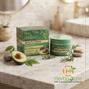 Crema de Belleza Herbal Akseer, Crema Nutritiva Herbal para la Piel, Humectante Facial Botánico Natural, Fórmula Hidratante, Textura Suave - Product Image 3