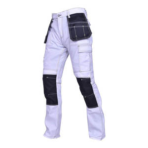 RICSA INTERNATIONAL Men's High Visibility Reflective Safety <b>Cargo</b> <b>Work</b> <b>Pants</b> CE Certified Polyester Orange Black Panels Silver - Product Image 4