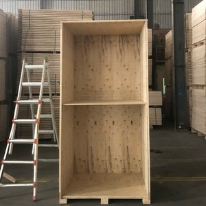 Durable Efficient Eco-Friendly Recyclable 2-Tier <b>Foldable</b> Stackable Solid Box Wooden Storage <b>Crates</b> Warehousing Made in Vietnam - Product Image 5