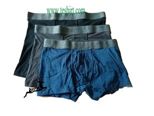 Calzoncillos bóxer de fibra de bambú tejidos de tiro medio para hombre, OEM de fábrica directa, con logo personalizado, transpirables, venta directa de fábrica India - Product Image 5