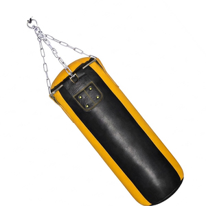Sacs de frappe lourds de haute qualité pour la boxe, en cuir de première qualité et remplis de sable, avec logo personnalisé, service OEM - Product Image 2