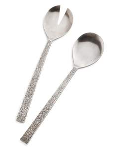 Juego de Utensilios para Ensalada de Acero Inoxidable Ecológico de Primera Calidad con Mango Ergonómico Largo para Buffet y Servicios de Catering - Product Image 4