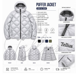 Nouvelles vestes matelassées pour hommes, style hiver, pour temps froid, manteau matelassé de haute qualité, en duvet, en vente - Product Image 6
