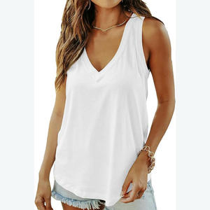 Débardeur en tricot pour femme à col carré, sans manches, couleur unie, respirant, écologique, séchage rapide, style décontracté, coupe haute - Product Image 1