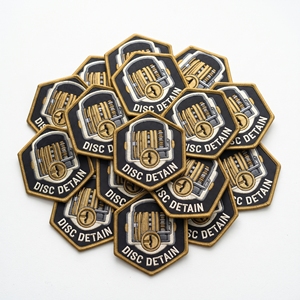 Parches bordados personalizados al por mayor con diseño de cerradura de pestillo redondo para cerrajería, insignias de ferretería a granel del fabricante - Product Image 5