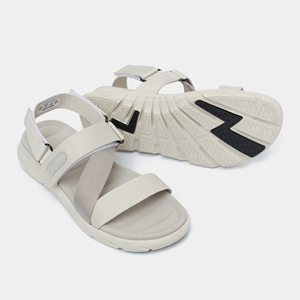 F6S Unisex Cross Strap Sandals Casual Comfortable <b>Light</b> Brown - Product Image 3