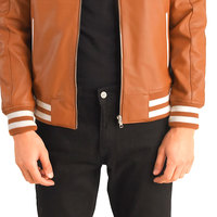 Veste universitaire unisexe streetwear, veste letterman avec logo personnalisé, veste de baseball universitaire en laine et cuir