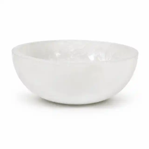 Bol de service en résine haut de gamme avec finition ondulée artistique pour salades de fruits, collations et service quotidien élégant pour une utilisation quotidienne - Product Image 3