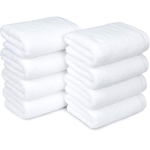 Serviette de bain 100% coton blanc 550 GSM, très absorbante, douce, durable, de luxe, pour hôtel, spa, complexe hôtelier, disponible à la vente - Product Image 1