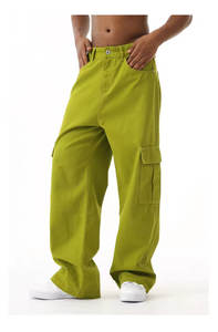 กางเกงคาร์โก้ผ้าแคนวาสคุณภาพสูง 100% สำหรับผู้ชาย เอวกลาง ระบายอากาศ แห้งเร็ว เหมาะสำหรับทำงาน กิจกรรมกลางแจ้ง เดินป่า และสวมใส่ลำลอง - Product Image 3