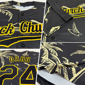 Maillot de baseball personnalisé à boutons pour hommes, femmes et jeunes avec nom, numéro et logo brodés - Product Image 5