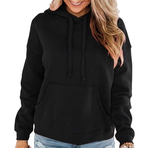 Sweat-shirts à capuche oversize pour femmes, pulls en molleton à manches longues avec poches, tenues d'hiver et d'automne - Product Image 5