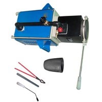 Horno de Fusión de Joyería SUNTOOLS/STIPL 204A(III) Modelo de Mesa Azul, a Gas/Aire (Capacidad 1kg), con Crisol de Hierro