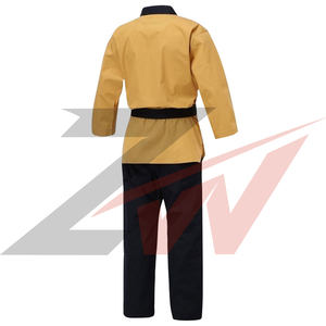 Traje de Karate Unisex de Algodón, Personalizable con Logotipo de Diamante Negro, Cinturón Blanco, Traje de Entrenamiento Duradero y Cómodo, Ropa de Artes Marciales - Product Image 6