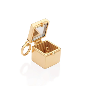 Colgante Clásico con Diseño de Lazo y Cristales de Imitación, Chapado en Oro de 18K, para Joyería, Regalo Unisex - Product Image 2