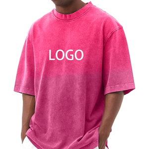 T-shirts pour hommes à col en V extensible, mélange polyester/coton, séchage rapide, respirant, écologique, OEM, décontracté, manches courtes, vente en gros - Product Image 5