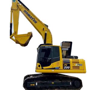 รถขุดโคมัตสึ PC200 เครื่องจักรก่อสร้างหลักสำหรับงานเหมือง พร้อมมอเตอร์และเครื่องยนต์ กำลัง 110 กิโลวัตต์ น้ำหนักใช้งาน 20 ตัน - Product Image 1