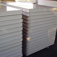 Panneaux sandwich en polyuréthane PIR ignifuges et isolants thermiques pour entrepôts frigorifiques de poulet, épaisseurs 40mm, 50mm, 100mm, 200mm, 300mm