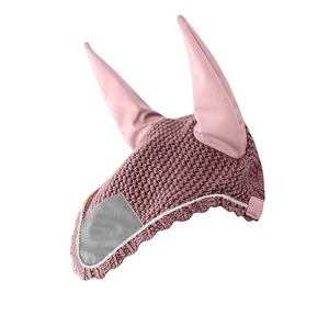 Couvre-oreilles équestres personnalisables pour chevaux, voiles anti-mouches avec bordure et cordon et garniture scintillante, bonnets pour chevaux - Product Image 4