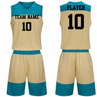 Maillot de basket-ball respirant en 100% polyester et short d'uniforme de basket-ball avec logo personnalisé Sublimations Designs Vente en gros