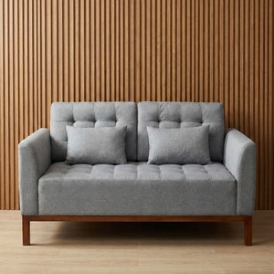 โซฟาปรับเอนแบบฟูตองหุ้มผ้ากำมะหยี่ โครงไม้เนื้อแข็ง พร้อมเบาะรองหลังโฟมเต็มตัว ดีไซน์อเนกประสงค์ สำหรับเด็กและผู้ใหญ่ เหมาะสำหรับห้องนั่งเล่น - Product Image 1