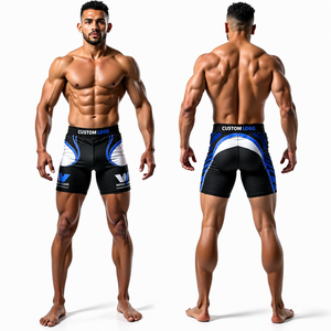 Pantalones Cortos de Lucha MMA Elite Personalizados, Unisex, Sublimados, para Entrenamiento de BJJ y Grappling, Elásticos, Transpirables, Ligeros y de Secado Rápido - Product Image 3