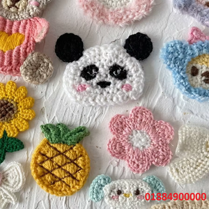 Applique en dentelle florale et animale élégante, brodée pour la décoration de robes de mariée et de vêtements - Product Image 1