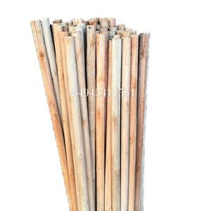 Vietnam vente en gros 2-en-1 bâton de balai en bois naturel 120cm de longueur poils souples vis à bois d'eucalyptus fil du Mexique - Product Image 1