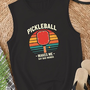 Chaleco Deportivo Casual de Punto para Mujer Pickleball Sunset, Spandex/Poliéster - Product Image 2